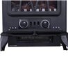 Chimenea el&eacute;ctrica negra de pie Homcom