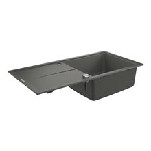 Fregadero composite con escurridor 100x50 gris granito K400 Grohe