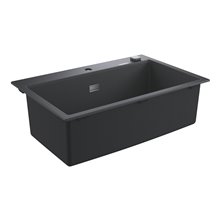 Fregadero rectangular 78x51 negro granito K700 Grohe