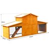 Conejera exterior grande con rampa Pawhut