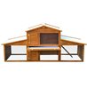 Conejera exterior grande con rampa Pawhut