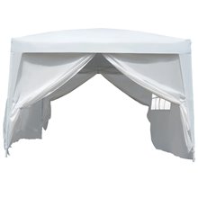 Carpa gazebo transportable blanca Outsunny 