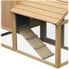 Gallinero de madera de m&uacute;ltiples niveles Pawhut