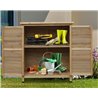 Caseta exterior de almacenamiento Outsunny