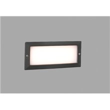 Lámpara empotrable gris con dos luces Stripe Faro