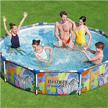 Piscina infantil con diseño de animales Steel...