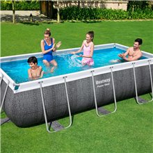 Piscina 404x201cm Power Steel Rectangular Bestway