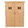 Caseta exterior doble puerta Outsunny
