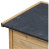 Caseta exterior de madera natural Outsunny