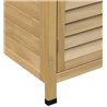 Caseta exterior de madera natural Outsunny