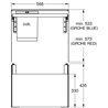 Sistema de residuos extra&iacute;ble 2x8L Grohe