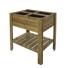 Mesa huerto de madera 80x40x88 Gardiun