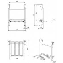 Asiento de ducha abatible WCCARE