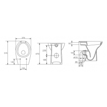 Inodoro completo cisterna alta Accessible...