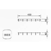 Percha Cromo 6 Urban