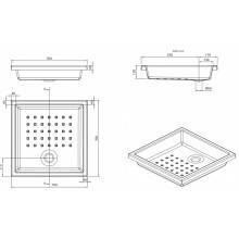 Plato encastrable Mosaico 12 Unisan Sanindusa
