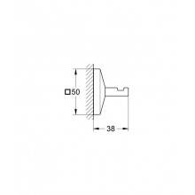 Colgador de base cuadrada Grohe Allure Brilliant