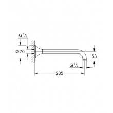 Brazo de ducha Grohe Grandera Oro