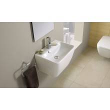 Lavabo mural Emma Square 48x37,5cm pedestal