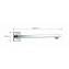 Brazo de ducha 36 cm Extraplano Imex