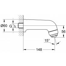 Rociador de pared Grohe Relexa 30