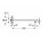 Brazo de ducha de 28,6 cm Cuadrado Grohe Rainshower