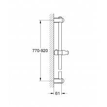 Barra de ducha de 90 cm Grohe Euphoria