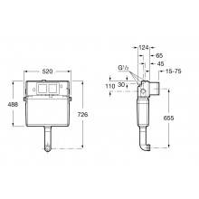 Soporte con cisterna Basic Tank Roca