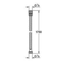 Flexo rotatorio 1,75 m Grohe Rotaflex Metal Longlife