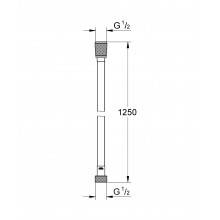 Flexo 1,25 m Grohe Silverflex