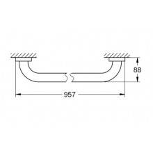 Asidero de bañera de 90 cm Grohe Essentials