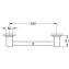 Asidero para ba&ntilde;o de 34 cm Essentials Cube Grohe