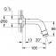 Ca&ntilde;o mural de 10,6 cm Grohe Universal 1/2"