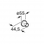 Percha Twin Roca
