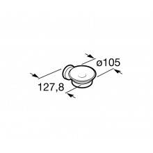 Jabonera de pared Twin Roca