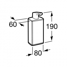 Dosificador de pared Select Roca