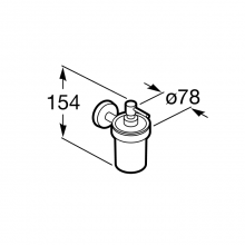 Dosificador de pared Twin Roca