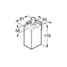 Dosificador de pared Rubik Roca