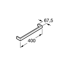 Toallero lavabo 40cm Nuova Roca