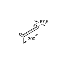 Toallero lavabo 30cm Nuova Roca