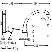 Grifo de fregadero basic BM-TRES