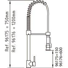 Columna lavavajillas Chef 750 Mm