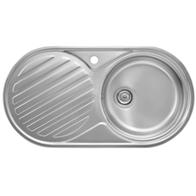 Fregadero 90cm escurridor izda Duo Roca