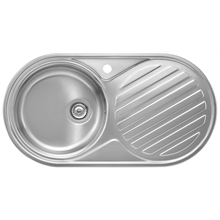 Fregadero 84cm escurridor dcha Duo Roca