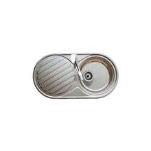 Fregadero 84cm escurridor izda Duo Roca