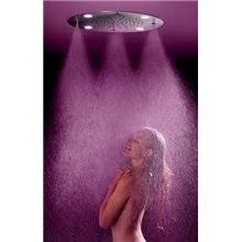 Rociador de techo Cromoterapia 3 funciones TRES Ø60cm