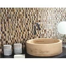 Lavabo sobre encimera Bowl Travertine