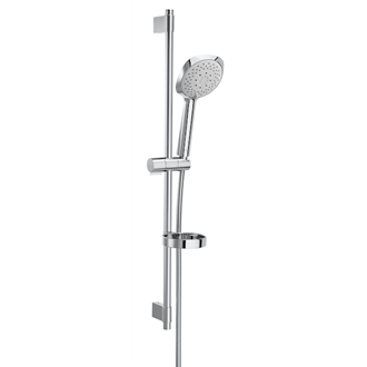 Kit de ducha Square barra 80cm 4 funciones Sensum Roca