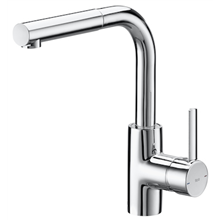 Mezclador cocina caño recto Targa Roca