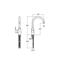Grifo monomando cocina L20 Roca